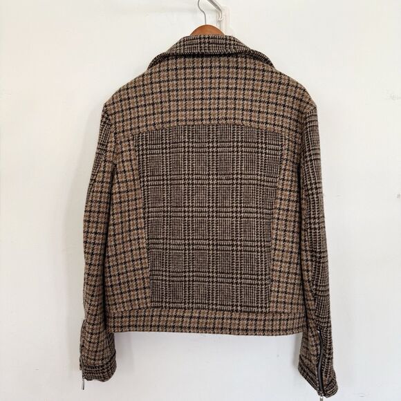 Bethany Williams Manx Tweed Wool Jacket XL Handwoven Applique Made in England - Picture 13 of 13